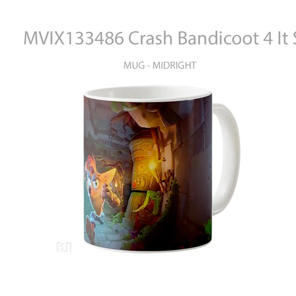 Mug Crash Bandicoot 4 It S About Time V2 Gelas Keramik Unik - All-side / Desain