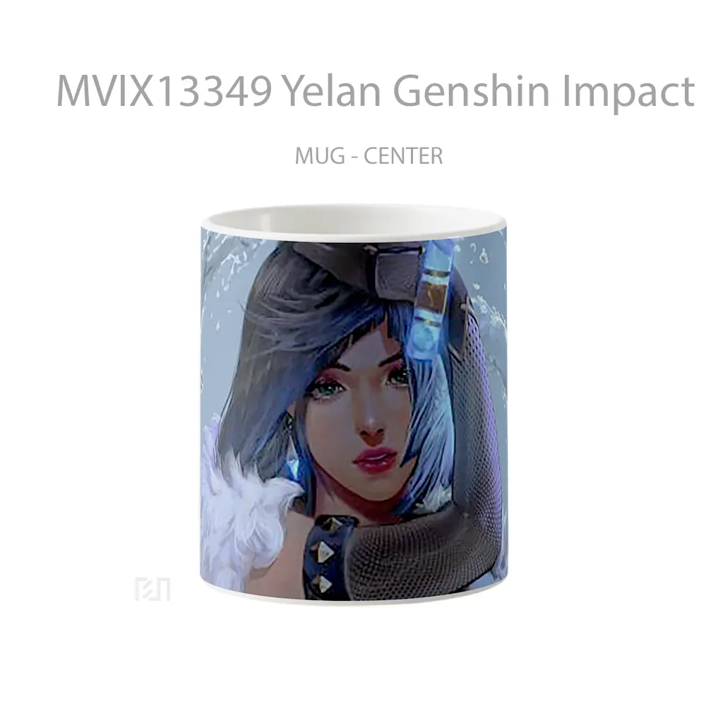 Mug Yelan Genshin Impact Art V1 Cangkir Gamer