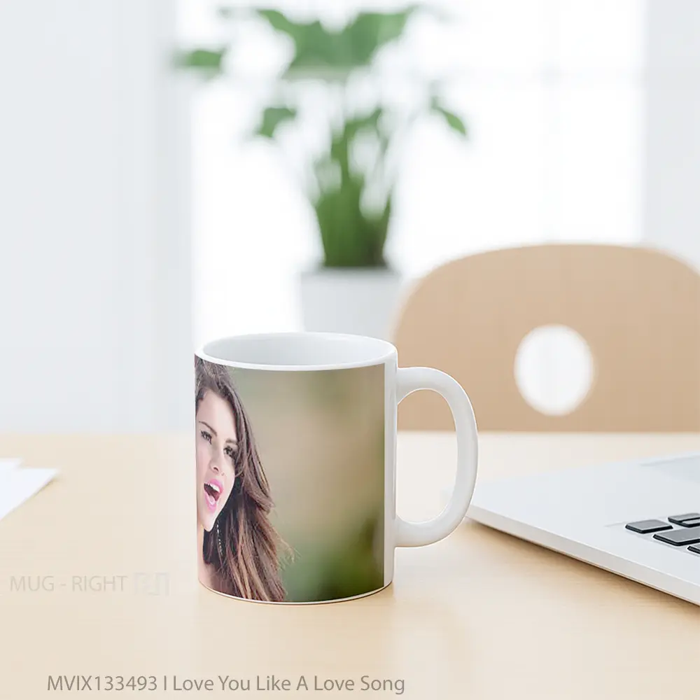 Mug I Love You Like A Love Song Gelas Keramik Unik - All-side / Desain
