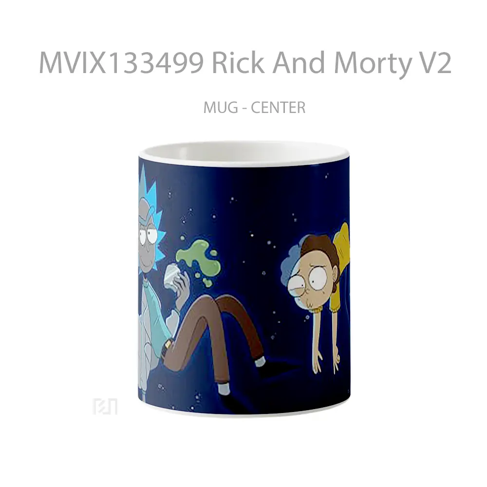 Mug Rick And Morty V2 Gelas Kartun