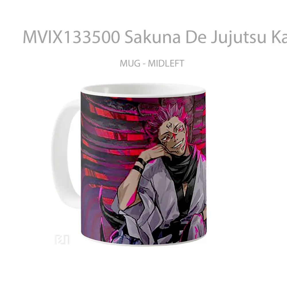 Mug Sakuna De Jujutsu Kaisen Jjk Gelas Keramik Unik - All-side / Desain