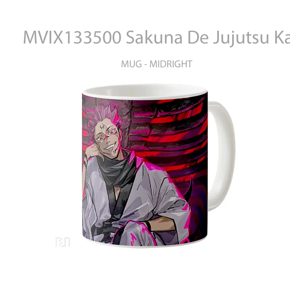 Mug Sakuna De Jujutsu Kaisen Jjk Gelas Keramik Unik - All-side / Desain