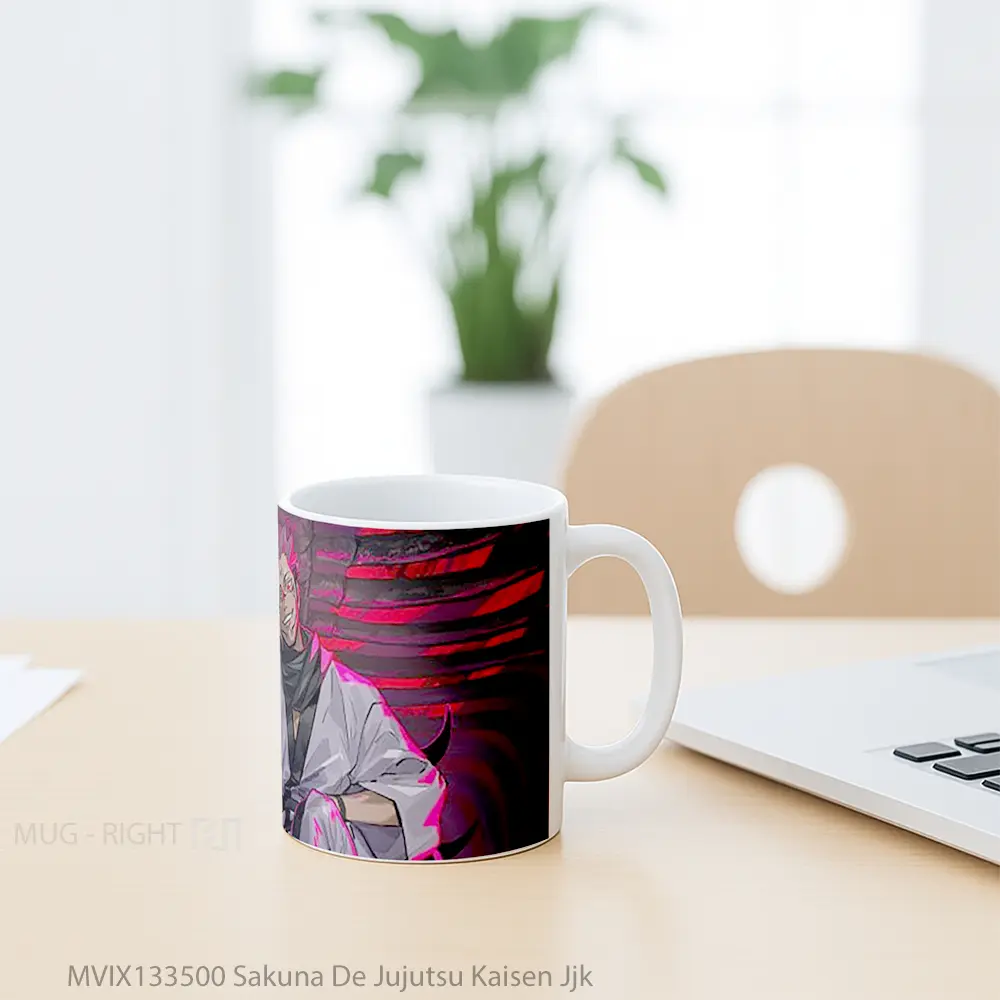 Mug Sakuna De Jujutsu Kaisen Jjk Gelas Keramik Unik - All-side / Desain