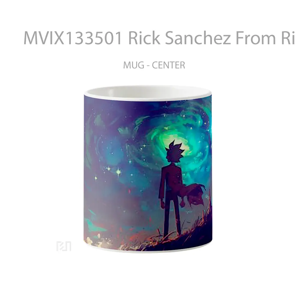 Mug Rick Sanchez From Rick And Morty Gelas Kartun
