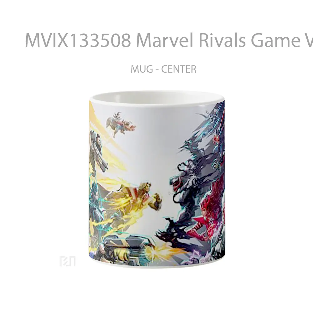 Mug Marvel Rivals Game V1 Gelas Superhero