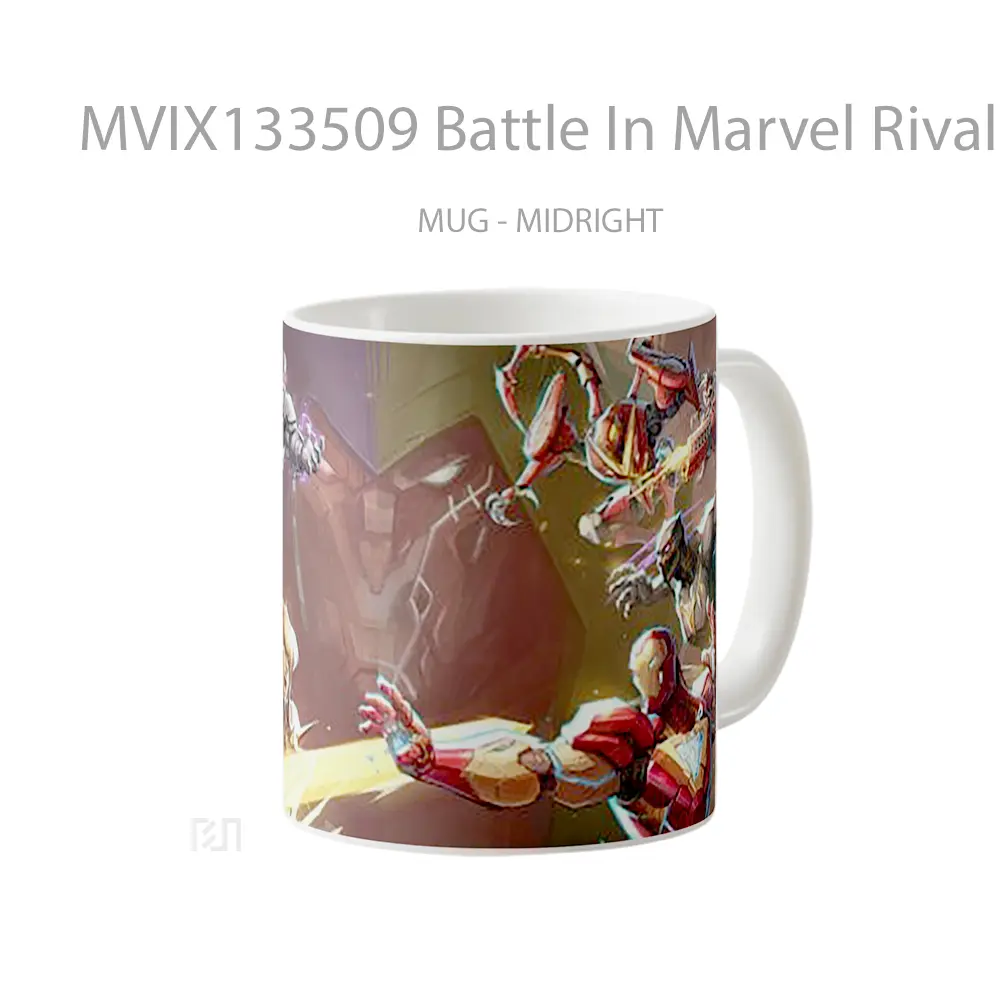 Mug Battle In Marvel Rivals Gelas Superhero - All-side / Desain