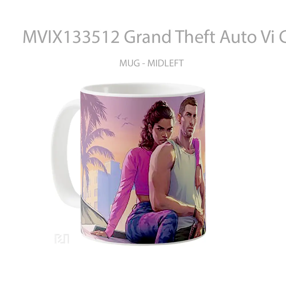 Mug Grand Theft Auto Vi Characters Gelas Keramik Unik - All-side / Desain