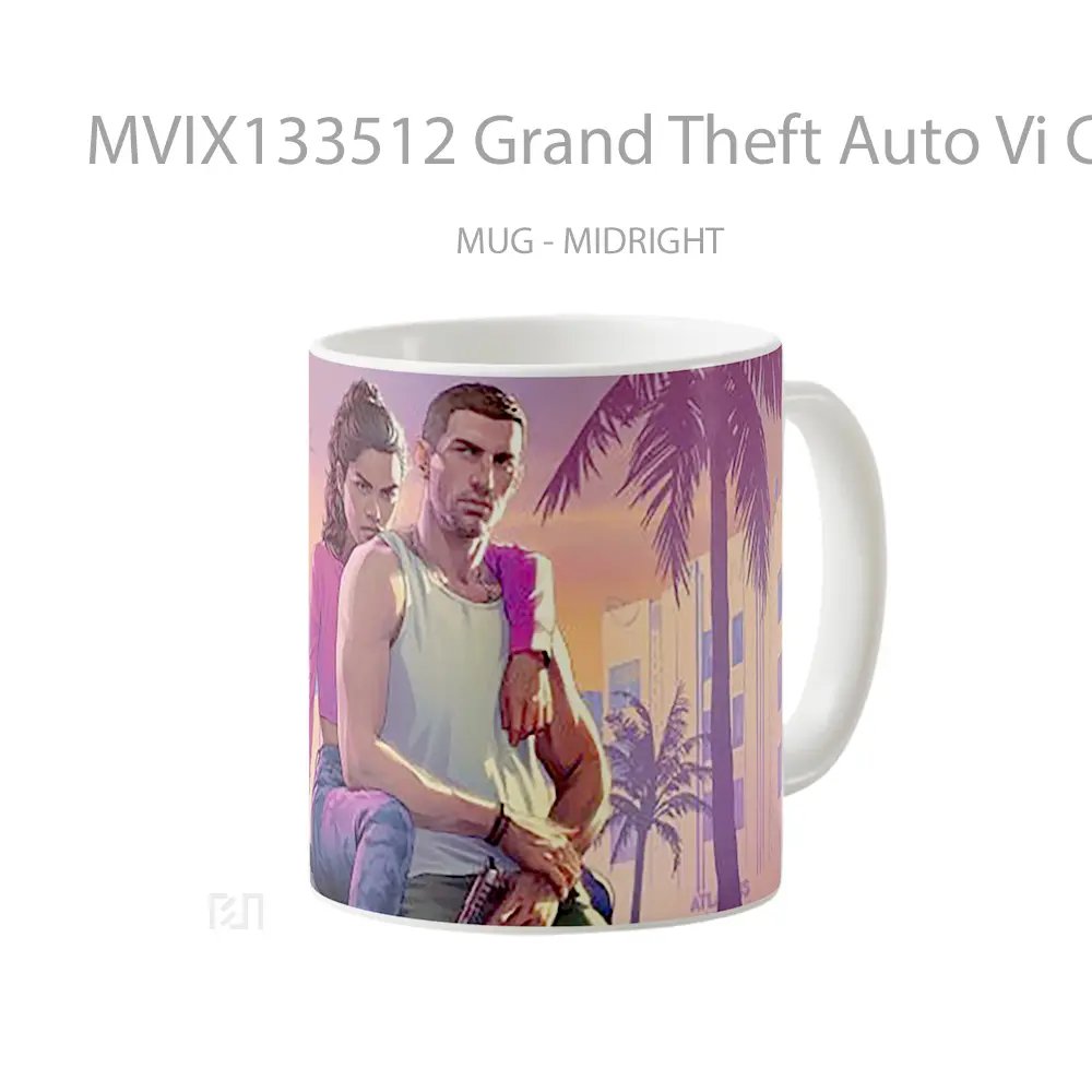 Mug Grand Theft Auto Vi Characters Gelas Keramik Unik - All-side / Desain