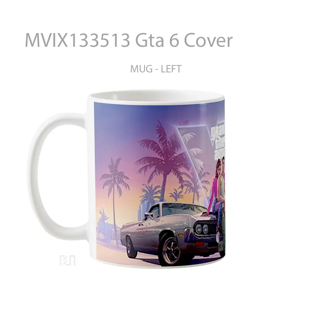 Mug Gta 6 Cover Gelas Keramik Unik - All-side / Desain