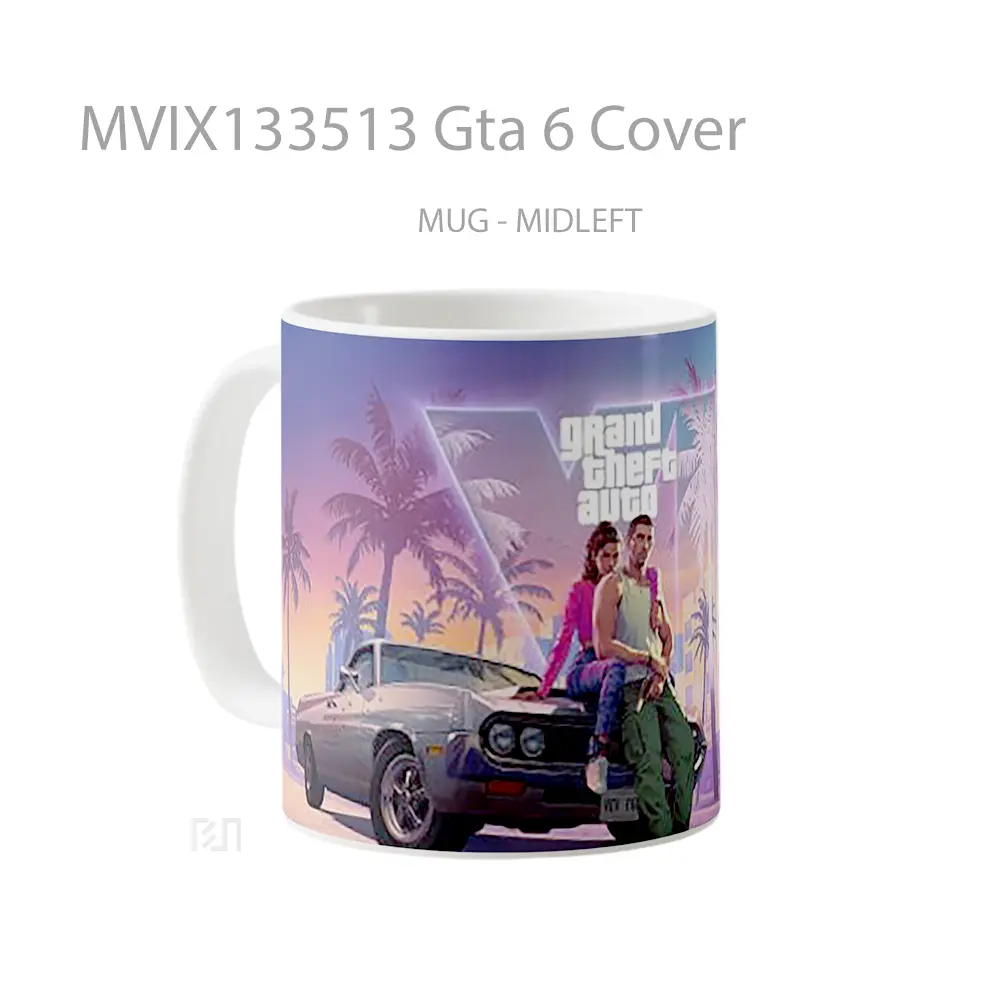 Mug Gta 6 Cover Gelas Keramik Unik - All-side / Desain