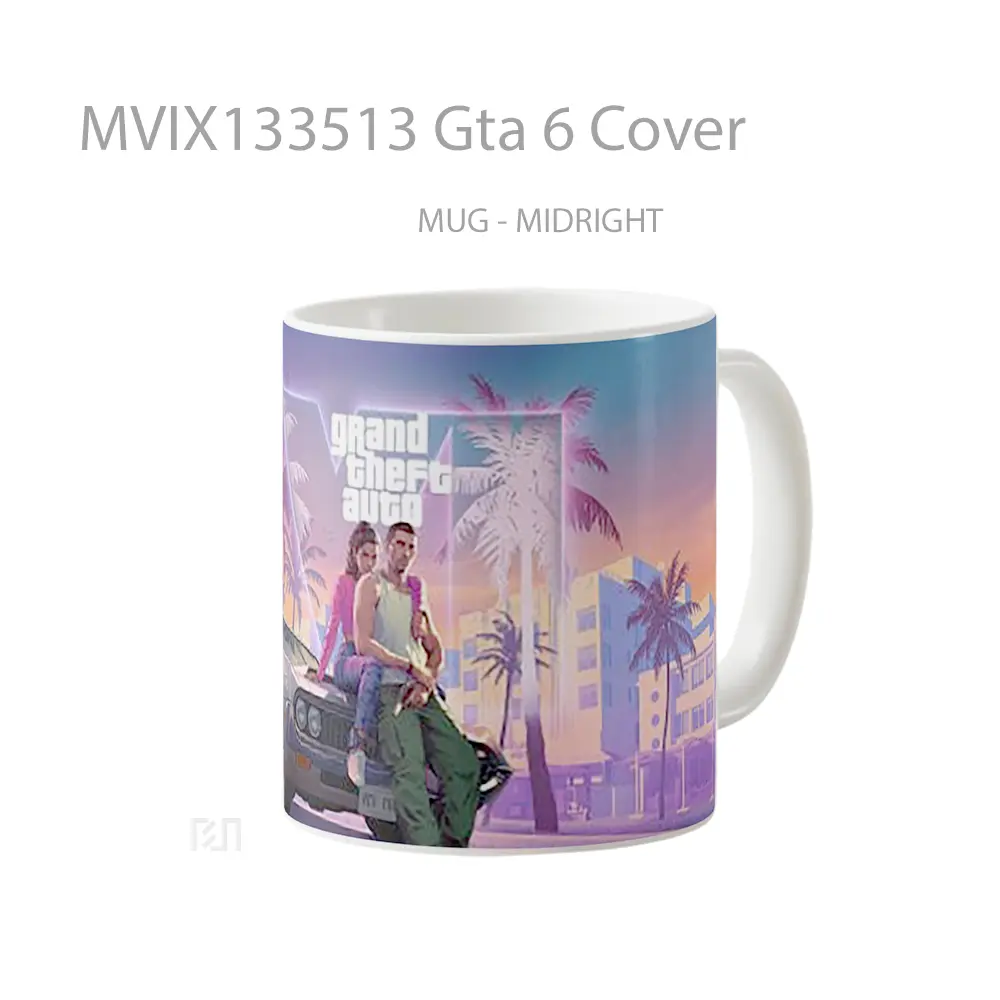 Mug Gta 6 Cover Gelas Keramik Unik - All-side / Desain