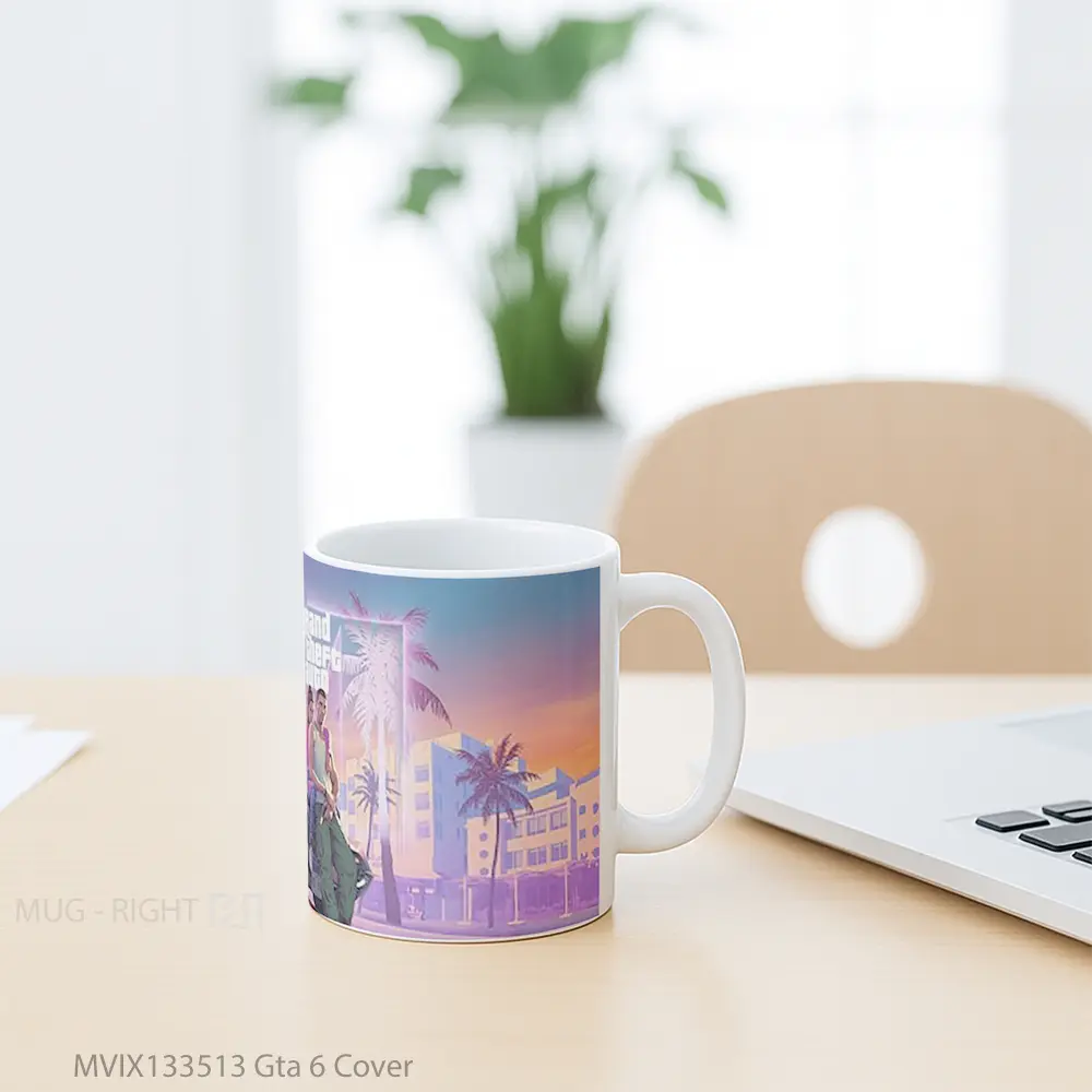 Mug Gta 6 Cover Gelas Keramik Unik - All-side / Desain