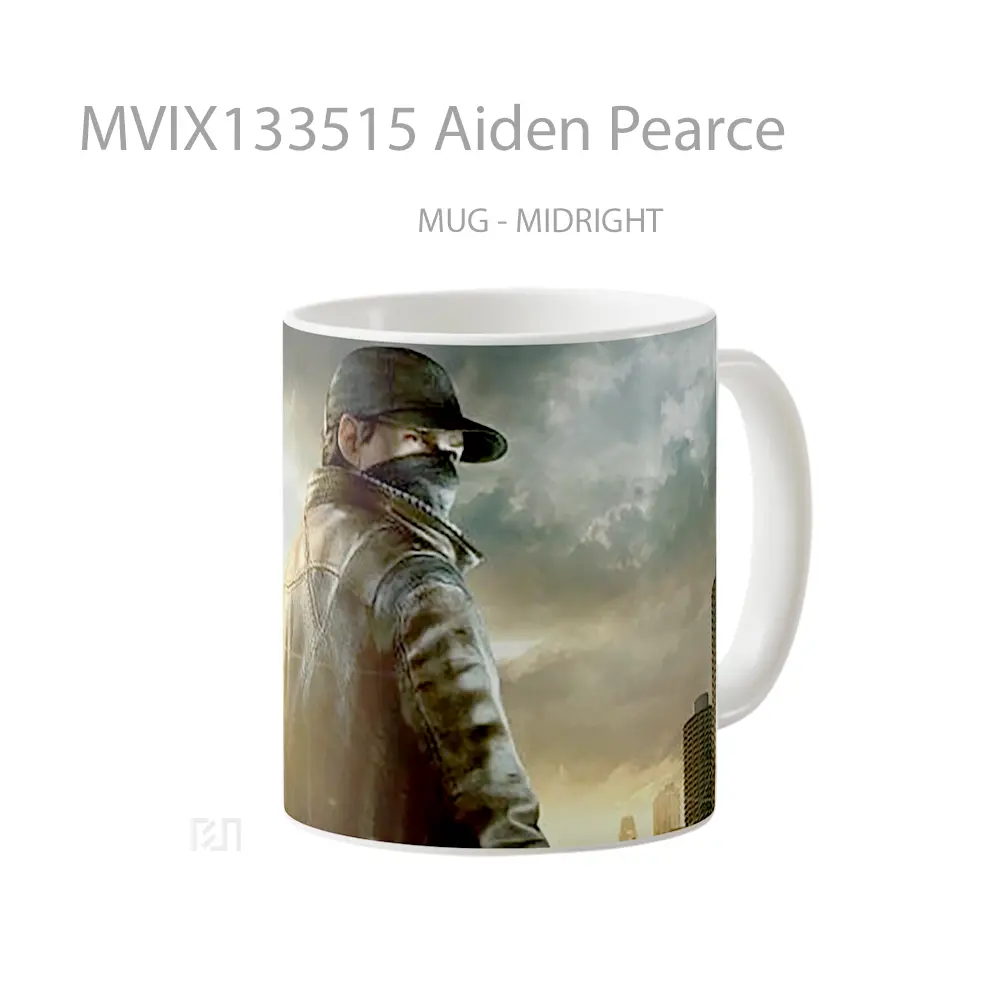 Mug Aiden Pearce Gelas Keramik Unik - All-side / Desain