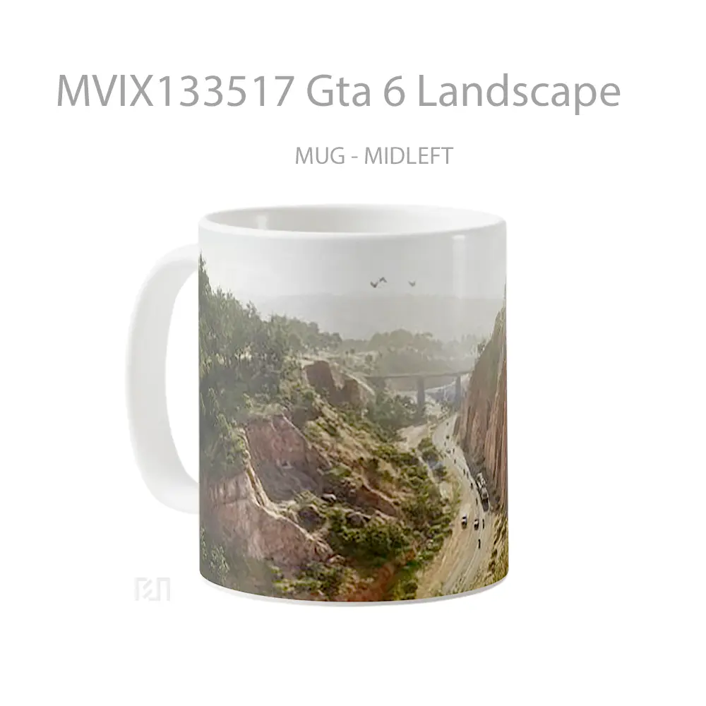 Mug Gta 6 Landscape Gelas Pemandangan Alam - All-side / Desain
