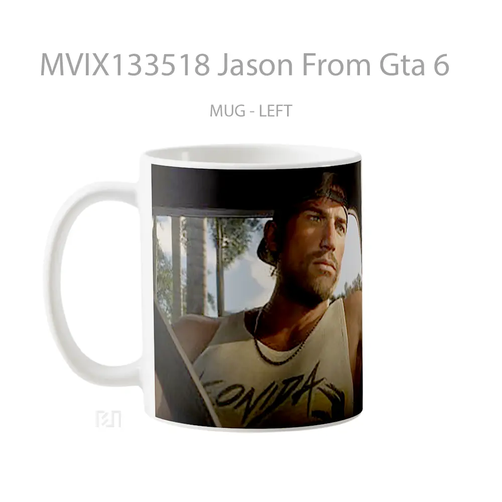 Mug Jason From Gta 6 Gelas Keramik Unik - All-side / Desain