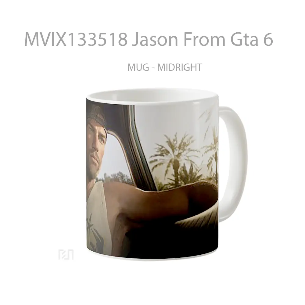 Mug Jason From Gta 6 Gelas Keramik Unik - All-side / Desain