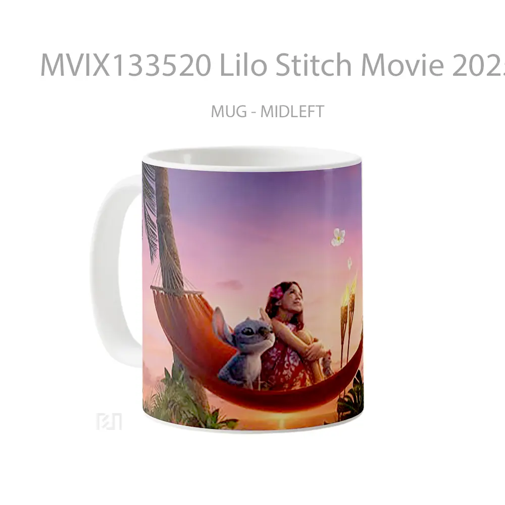 Mug Lilo Stitch Movie 2025 Gelas Keramik Unik - All-side / Desain