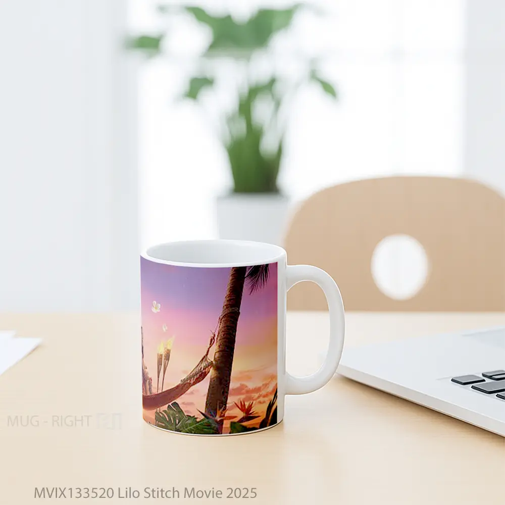 Mug Lilo Stitch Movie 2025 Gelas Keramik Unik - All-side / Desain