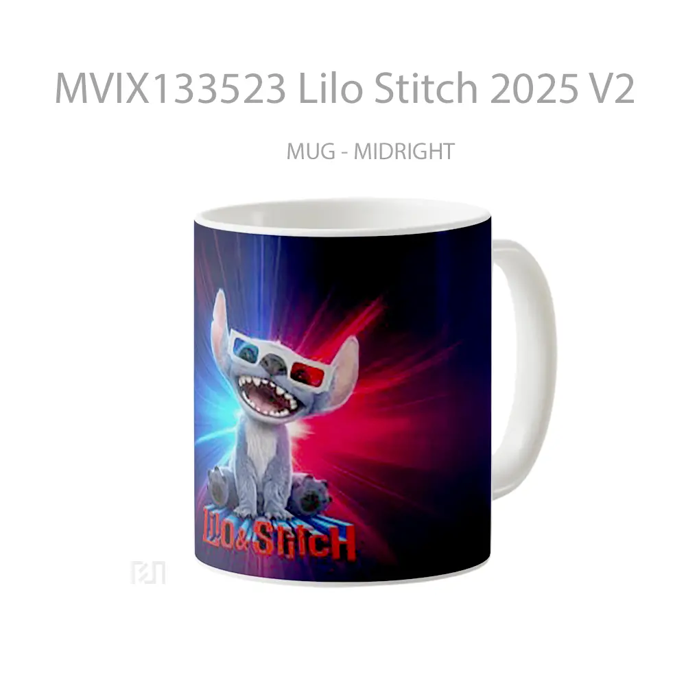 Mug Lilo Stitch 2025 V2 Gelas Keramik Unik - All-side / Desain