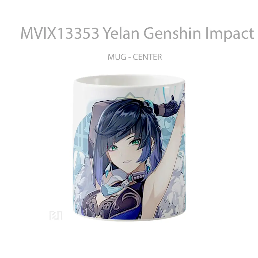 Mug Yelan Genshin Impact Cangkir Gamer