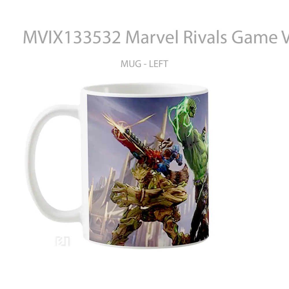 Mug Marvel Rivals Game V3 Gelas Superhero - All-side / Desain