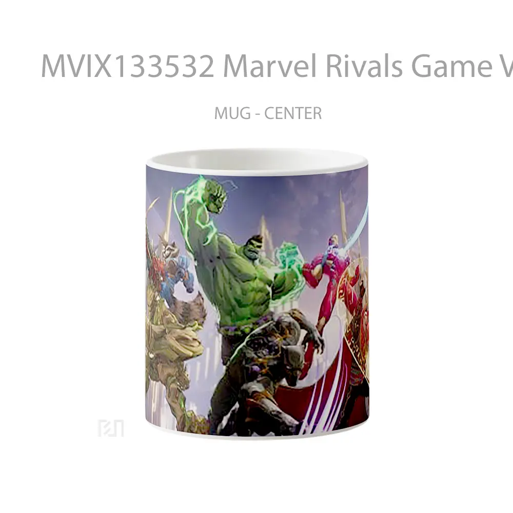 Mug Keramik Premium SNI - Mug Marvel Rivals Game V3 Gelas Superhero