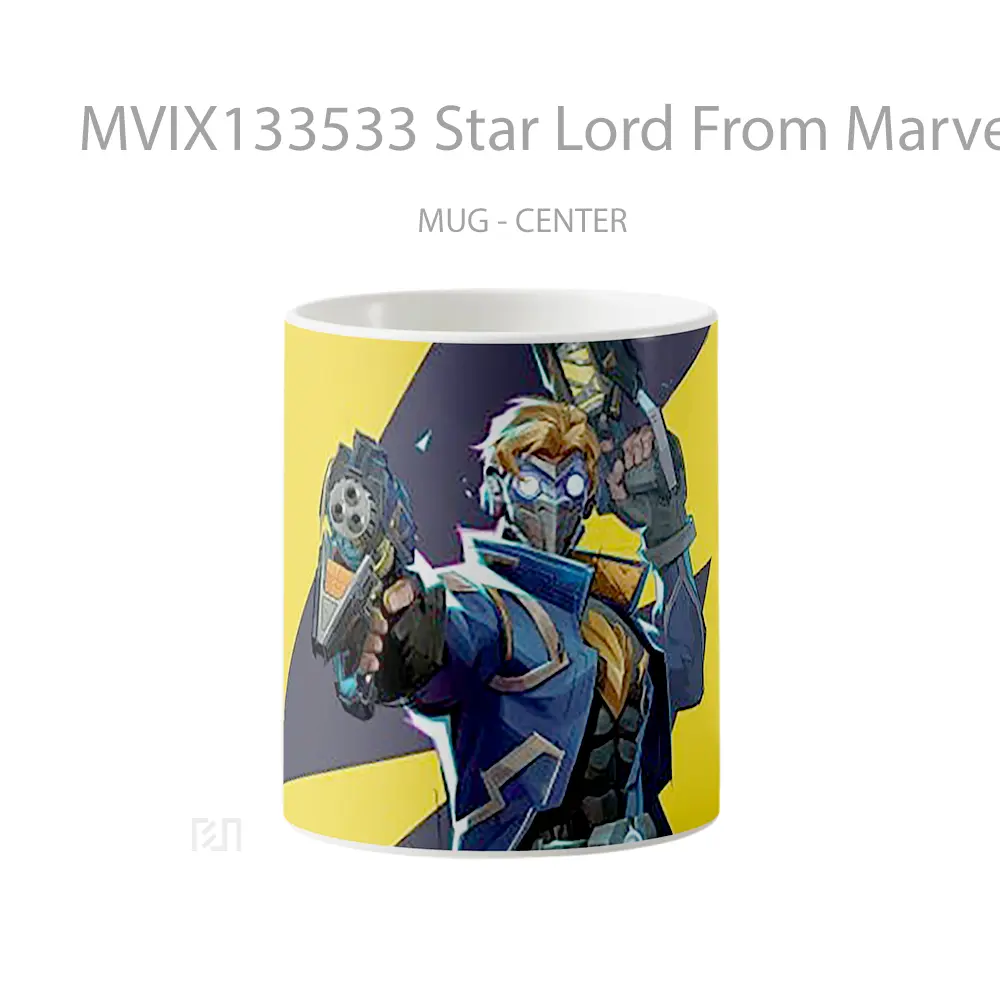 Mug Star Lord From Marvel Rivals Gelas Superhero