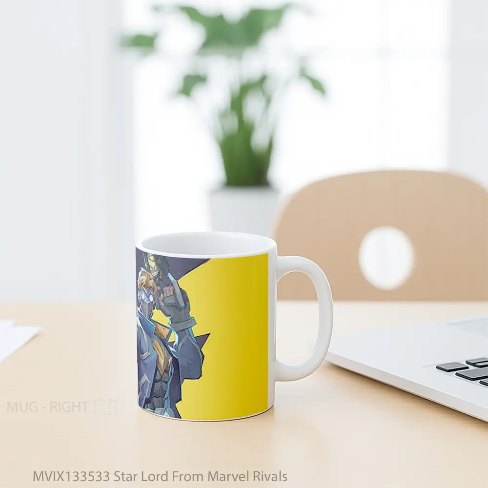 Mug Star Lord From Marvel Rivals Gelas Superhero - All-side / Desain