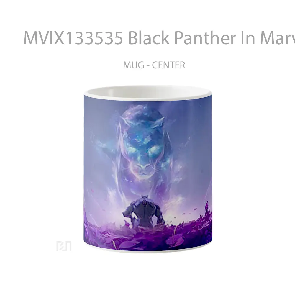 Mug Black Panther In Marvel Rivals Gelas Superhero