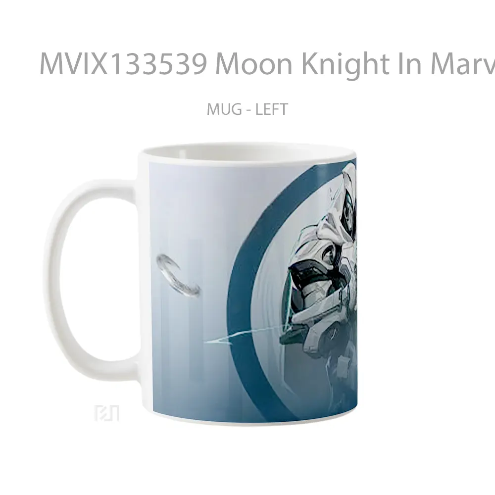 Mug Moon Knight In Marvel Rivals Gelas Superhero - All-side / Desain