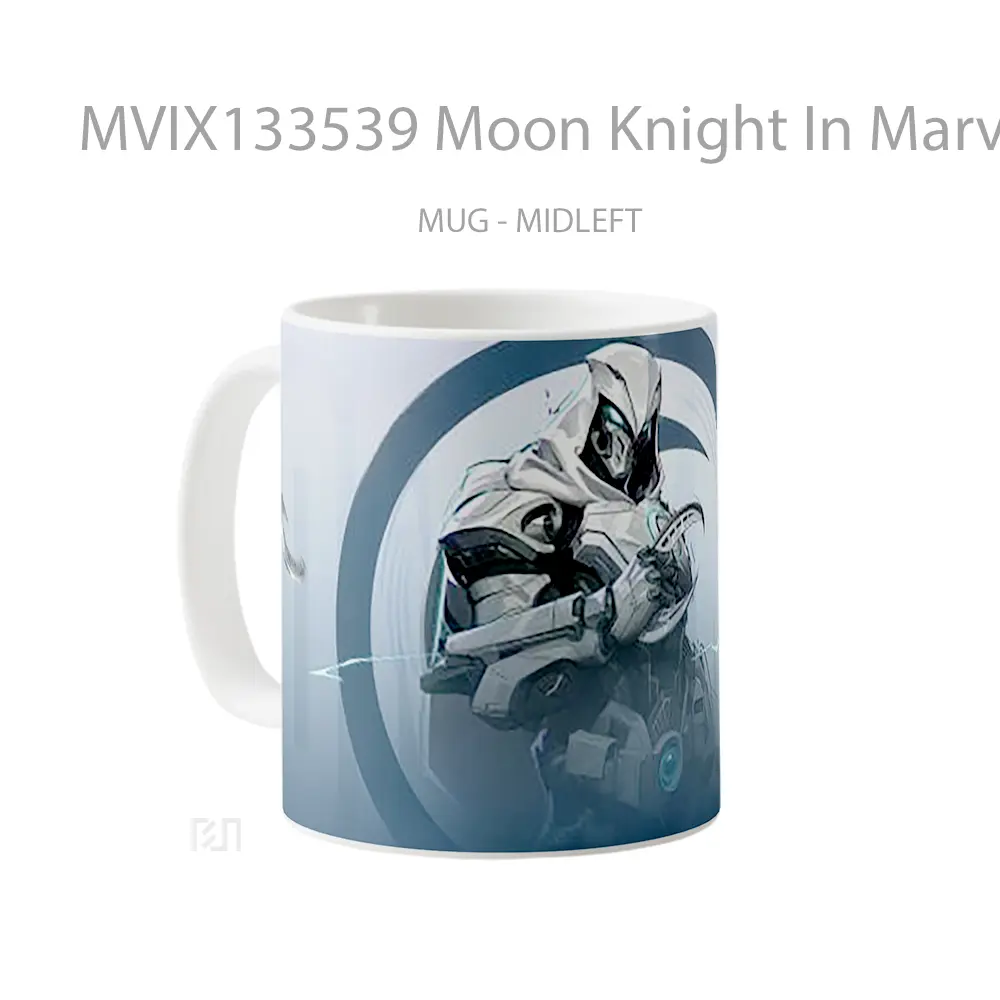Mug Moon Knight In Marvel Rivals Gelas Superhero - All-side / Desain