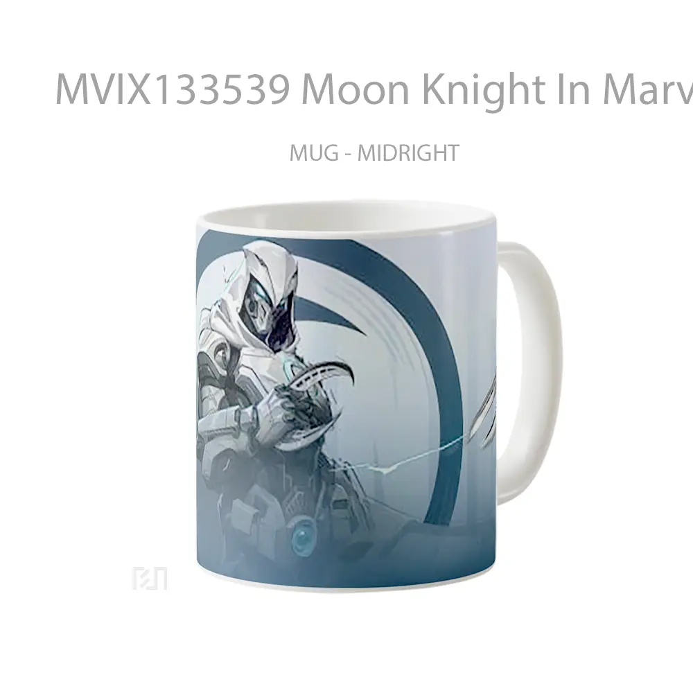 Mug Moon Knight In Marvel Rivals Gelas Superhero - All-side / Desain
