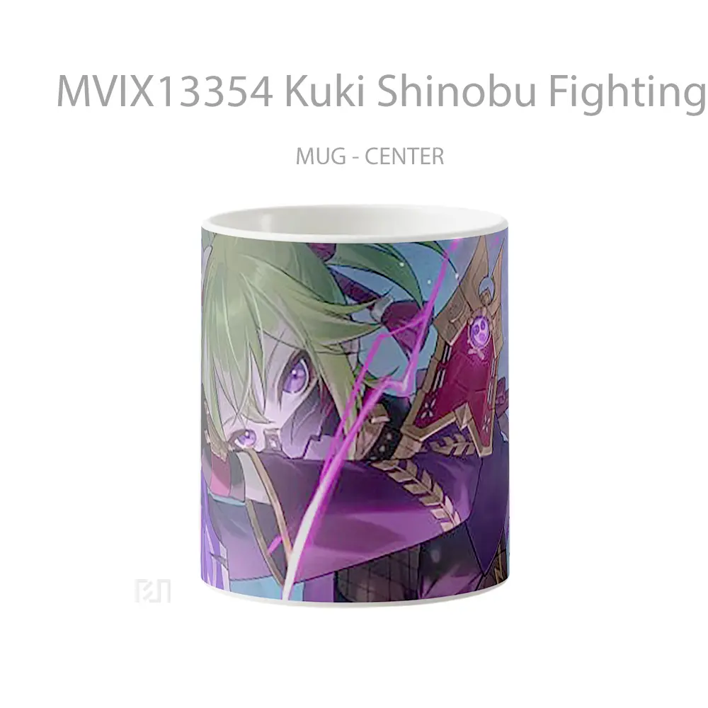Mug Kuki Shinobu Fighting Genshin Impact Cangkir Gamer