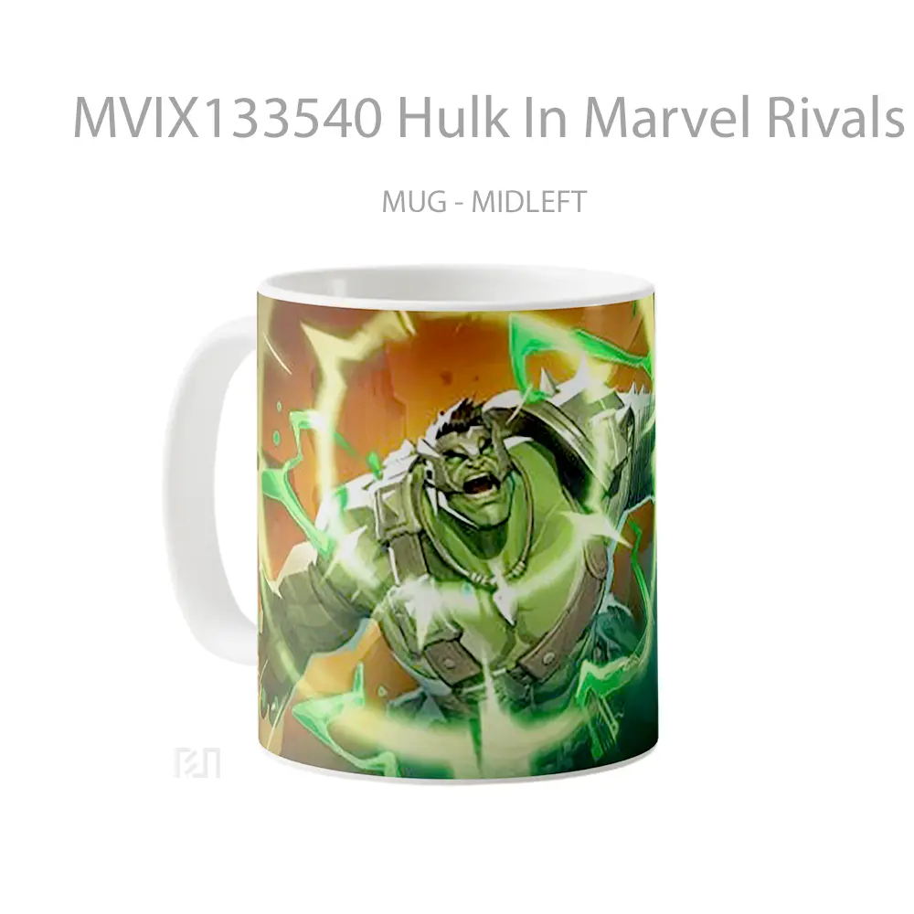 Mug Hulk In Marvel Rivals Gelas Superhero - All-side / Desain