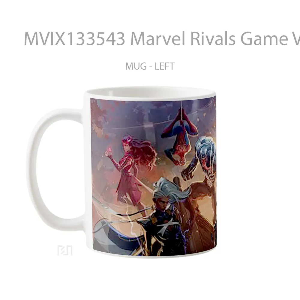 Mug Marvel Rivals Game V4 Gelas Superhero - All-side / Desain