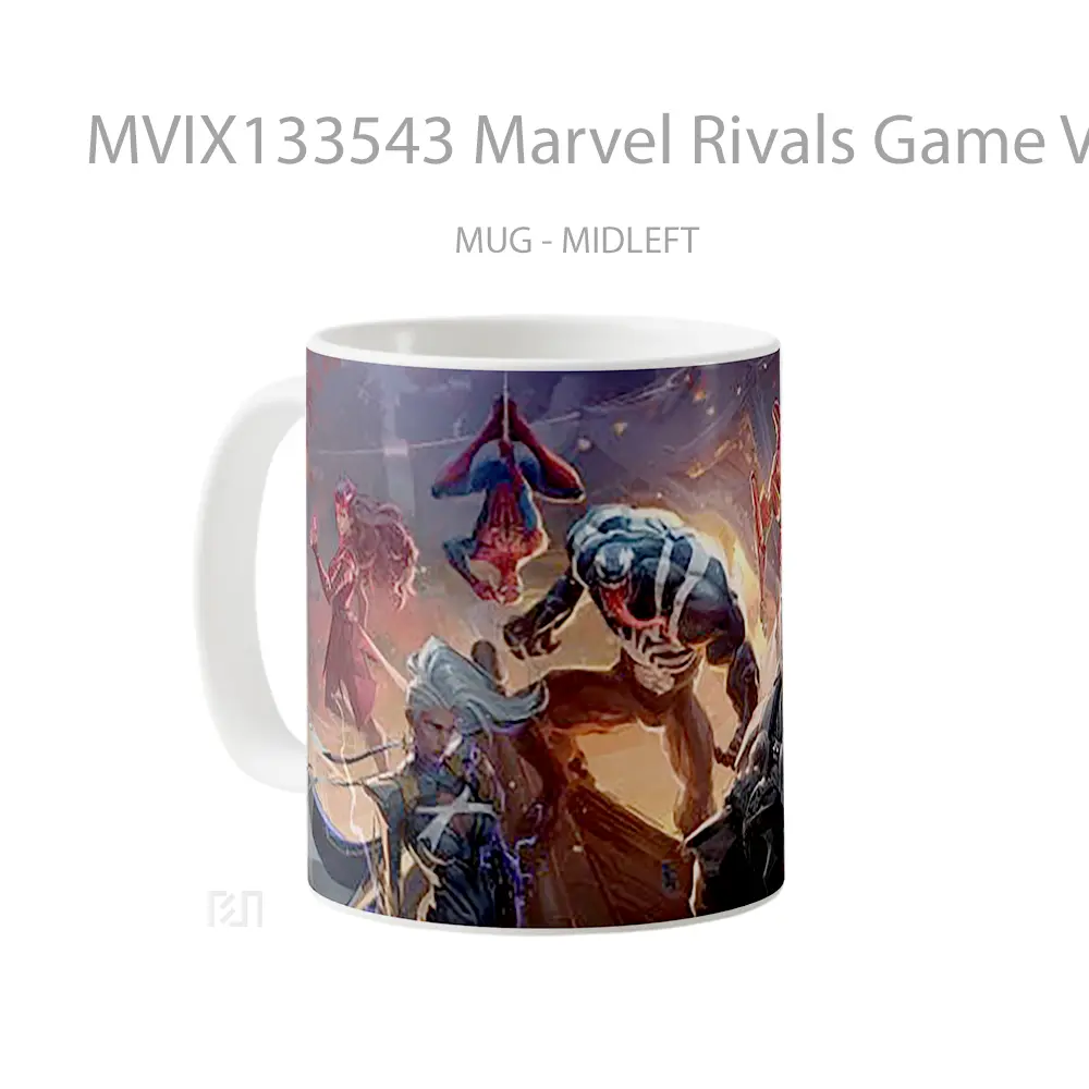 Mug Marvel Rivals Game V4 Gelas Superhero - All-side / Desain