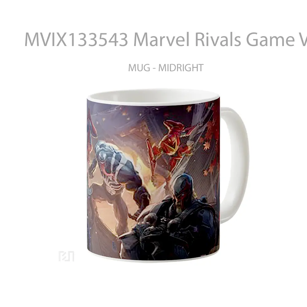 Mug Marvel Rivals Game V4 Gelas Superhero - All-side / Desain
