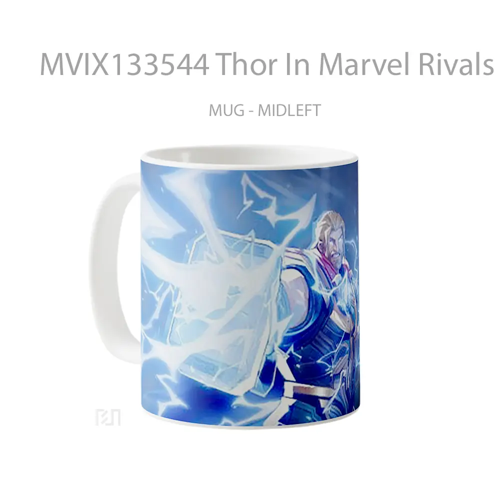 Mug Thor In Marvel Rivals Gelas Superhero - All-side / Desain