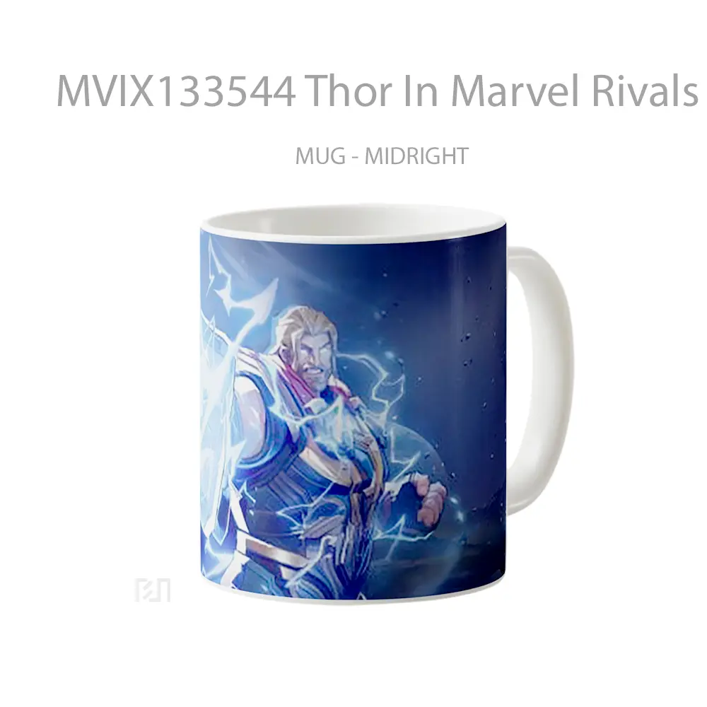 Mug Thor In Marvel Rivals Gelas Superhero - All-side / Desain