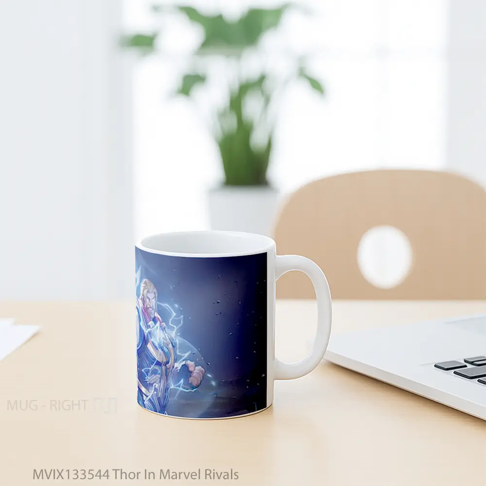 Mug Thor In Marvel Rivals Gelas Superhero - All-side / Desain