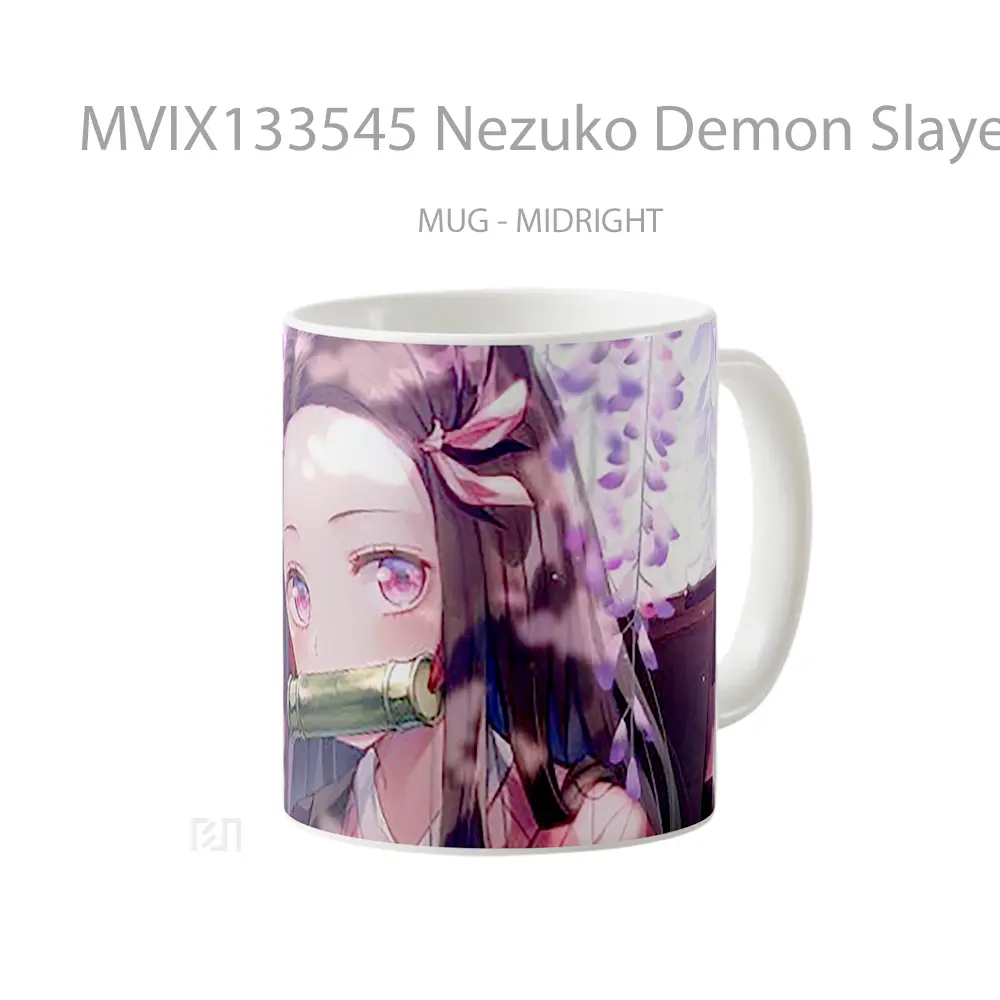 Mug Nezuko Demon Slayer Cangkir Anime - All-side / Desain