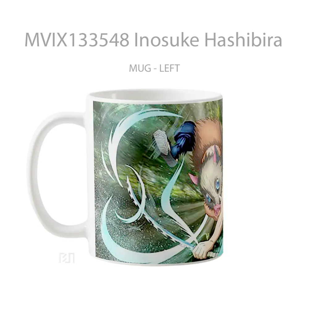 Mug Inosuke Hashibira Gelas Keramik Unik - All-side / Desain