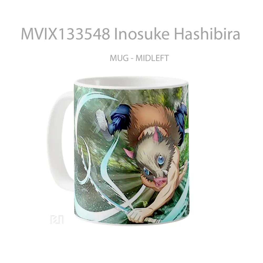 Mug Inosuke Hashibira Gelas Keramik Unik - All-side / Desain