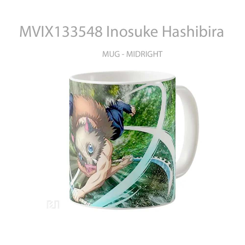 Mug Inosuke Hashibira Gelas Keramik Unik - All-side / Desain