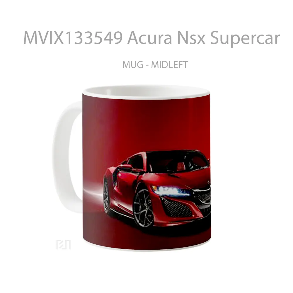 Mug Acura Nsx Supercar Gelas Keramik Unik - All-side / Desain