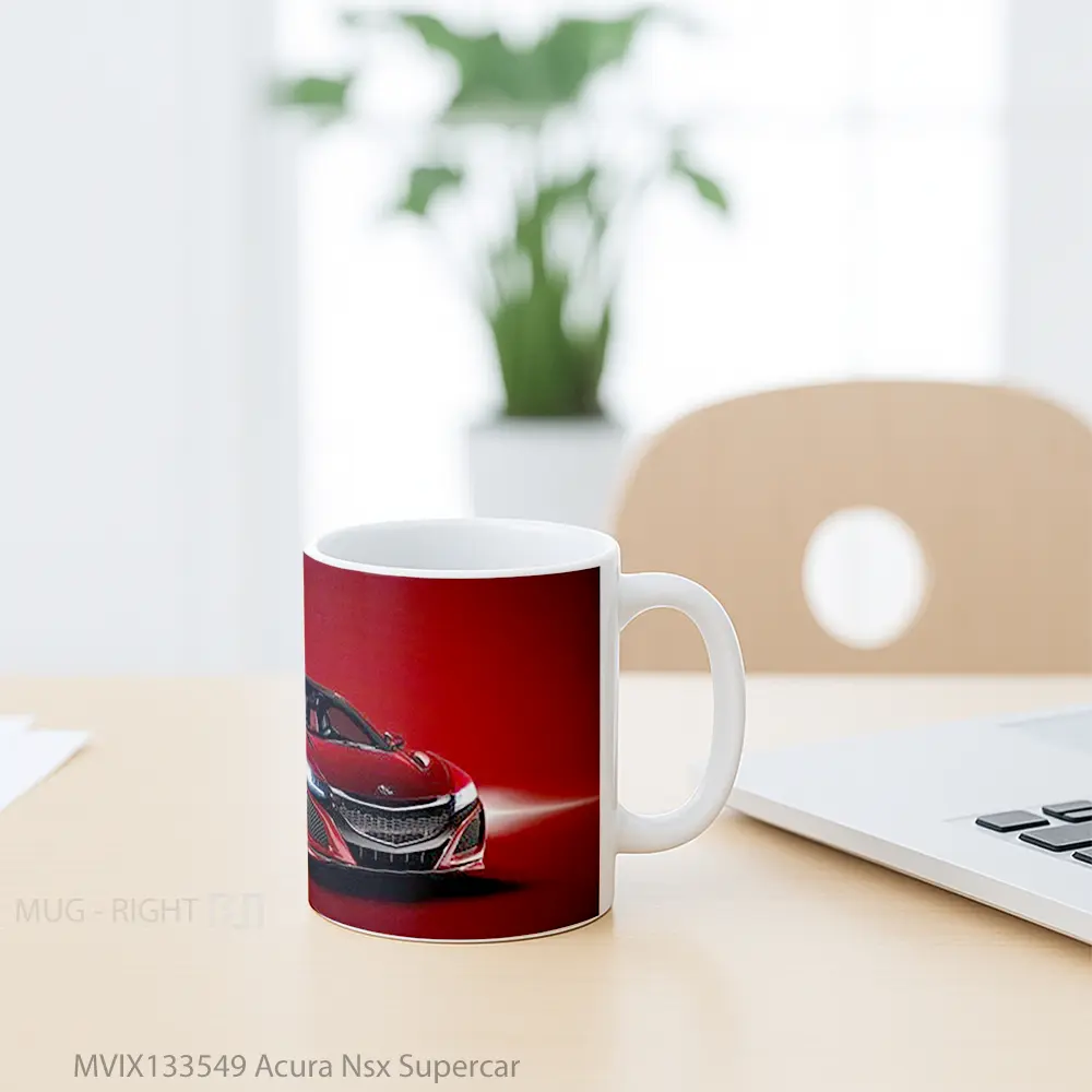 Mug Acura Nsx Supercar Gelas Keramik Unik - All-side / Desain