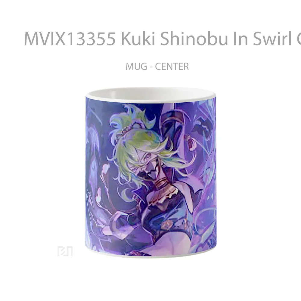 Mug Kuki Shinobu In Swirl Genshin Impact Cangkir Gamer