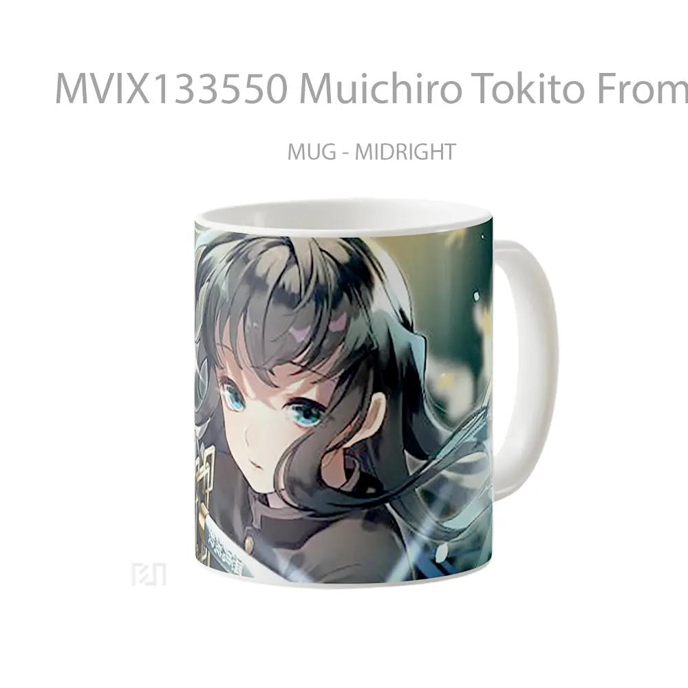 Mug Muichiro Tokito From Demon Slayer V5 Cangkir Anime - All-side / Desain