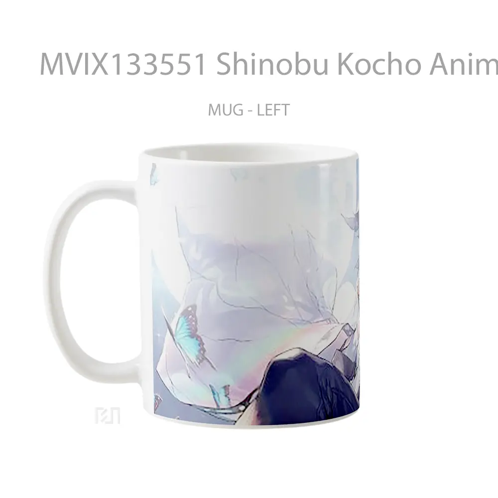 Mug Shinobu Kocho Anime Girl Cangkir Anime - All-side / Desain
