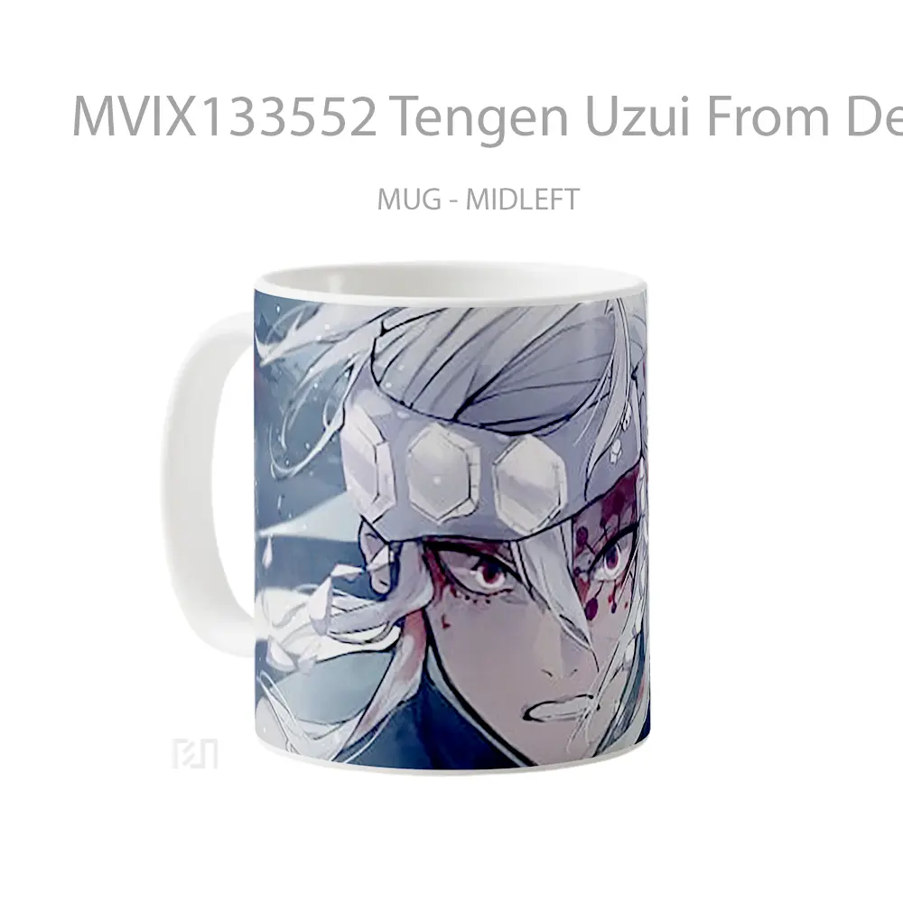 Mug Tengen Uzui From Demon Slayer V3 Cangkir Anime - All-side / Desain